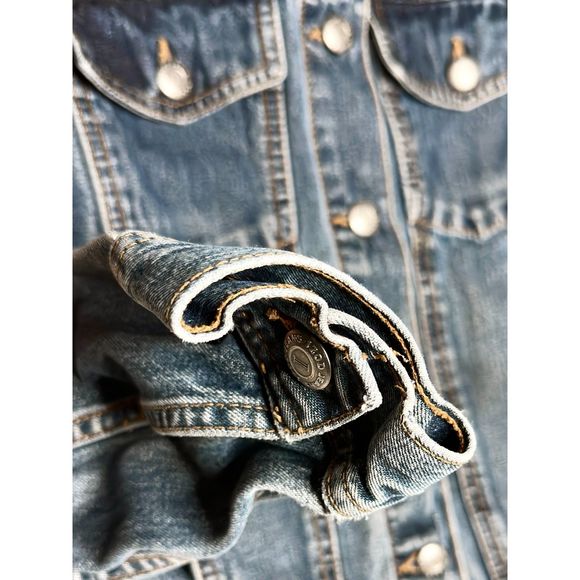 Women’s IZOD, Jean Jacket, SPP, Blue - Picture 6 of 15